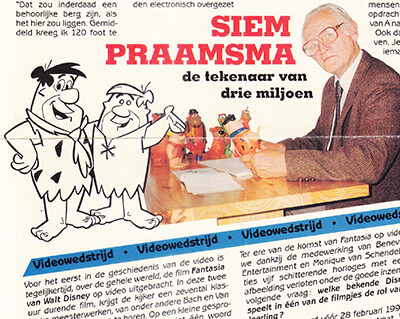 1992: Siem Praamsma - tekenaar van drie miljoen